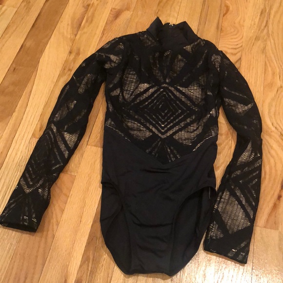 Girls balera dance bodysuit